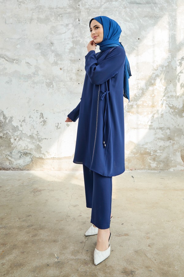 Tie Side Set - Indigo