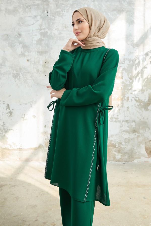 Yandan Bağlamalı Takım - Zümrüt