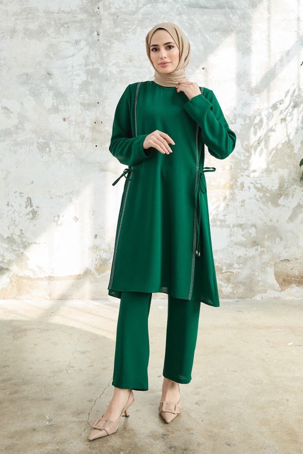 Yandan Bağlamalı Takım - Zümrüt