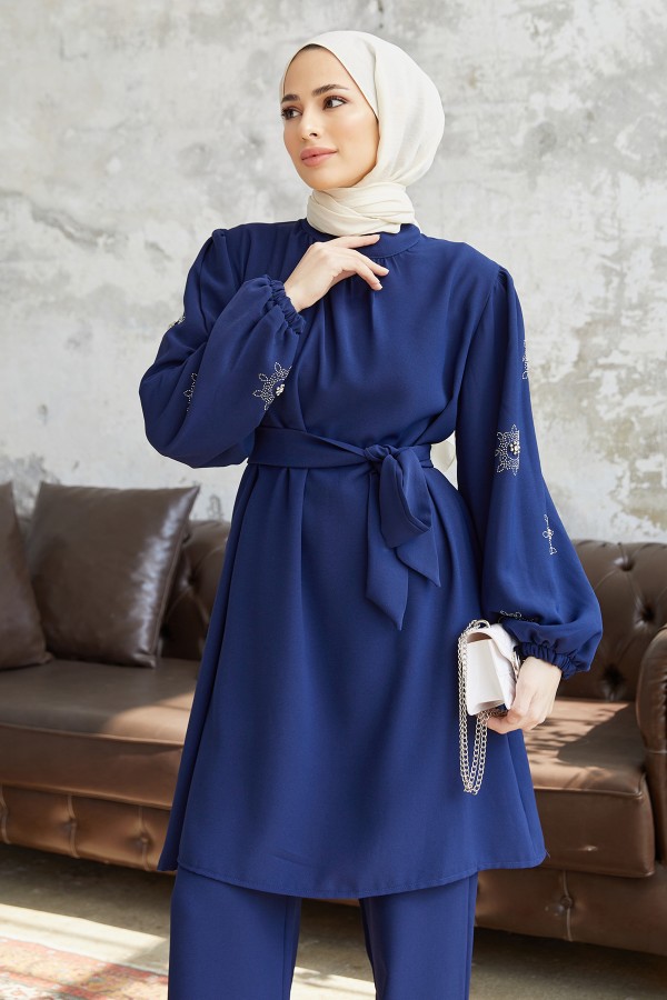 Mila Kuşaklı Takım - İndigo