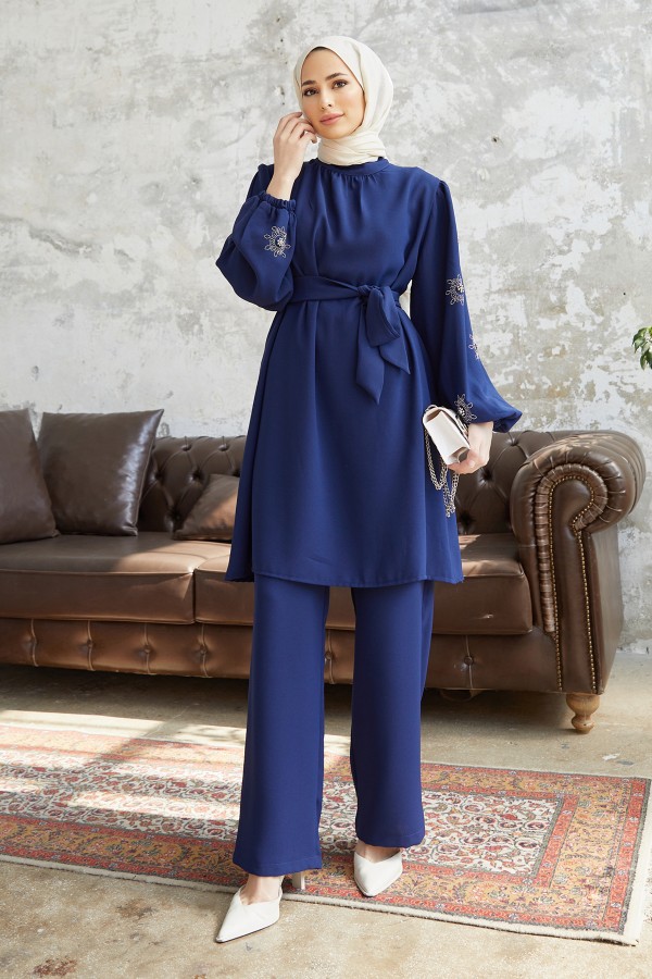 Mila Kuşaklı Takım - İndigo