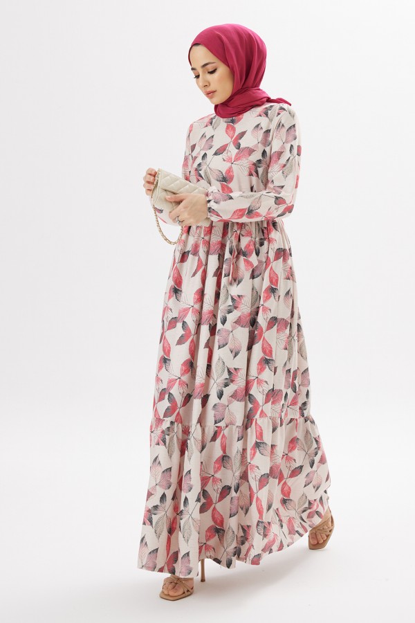 Dora Keten Elbise - Gül Kurusu