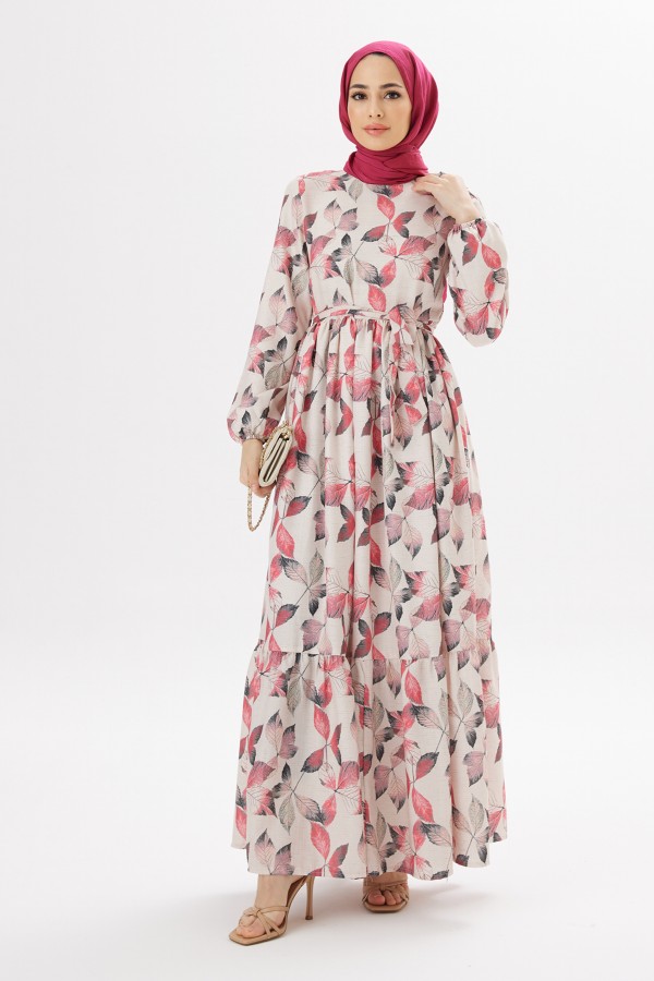 Dora Keten Elbise - Gül Kurusu