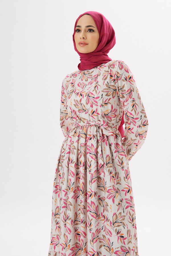 Viva Linen Dress - Fuchsia Viva Linen Dress - Fuchsia