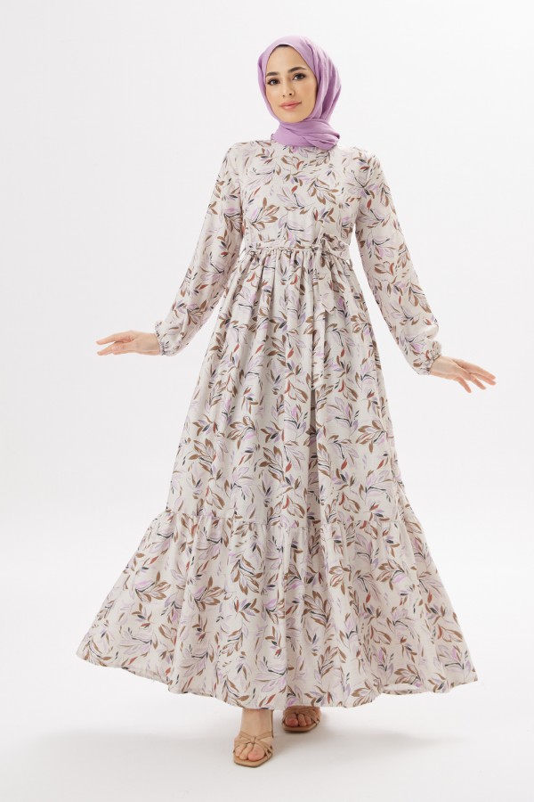 Viva Linen Dress - Lilac