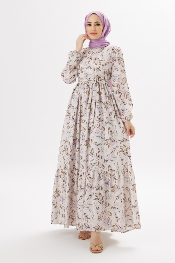 Viva Linen Dress - Lilac