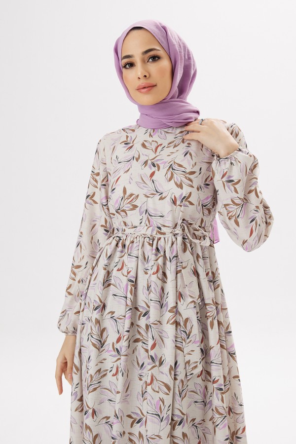 Viva Linen Dress - Lilac
