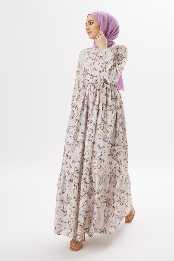 Viva Linen Dress - Lilac