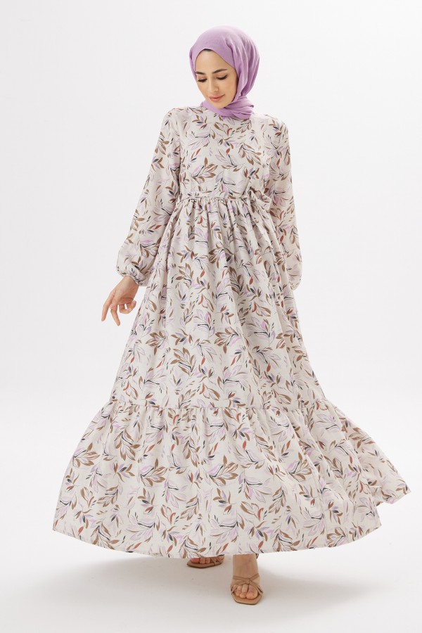 Viva Linen Dress - Lilac