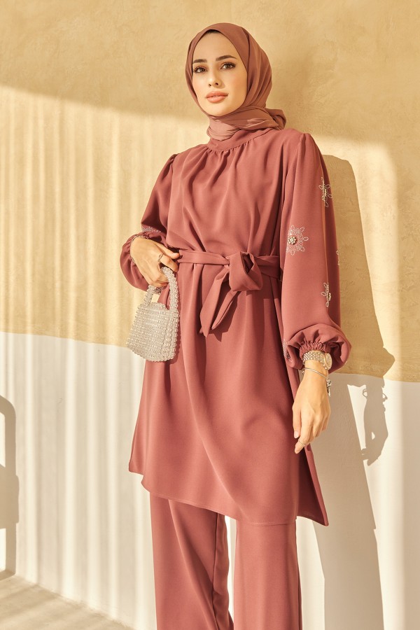 Mila Kuşaklı Takım - Gül Kurusu