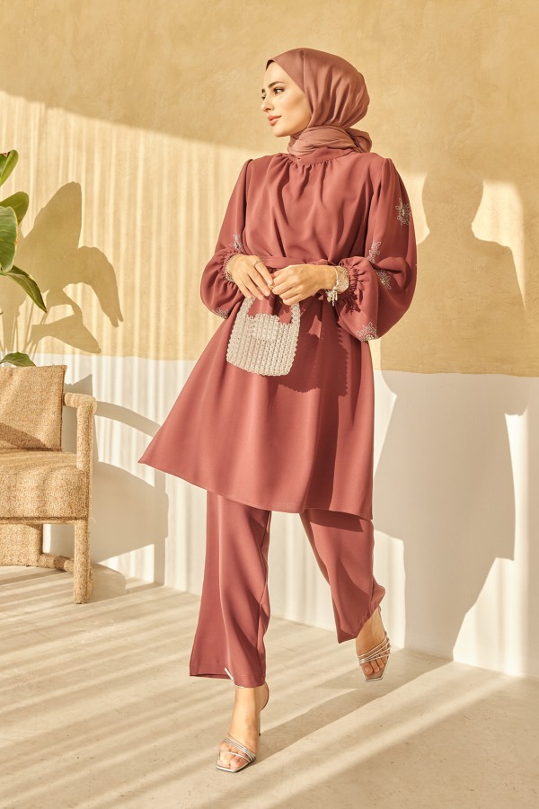 Mila Kuşaklı Takım - Gül Kurusu