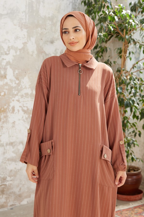 Pocket Detailed Tunic - Camel