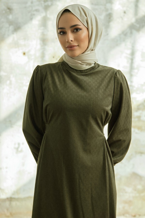 Belted Velvet Dress - Emerald Belted Velvet Dress - Emerald