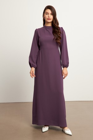 Nevra Belted Dress - Lilac