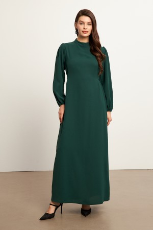 Nevra Belted Dress - Emerald