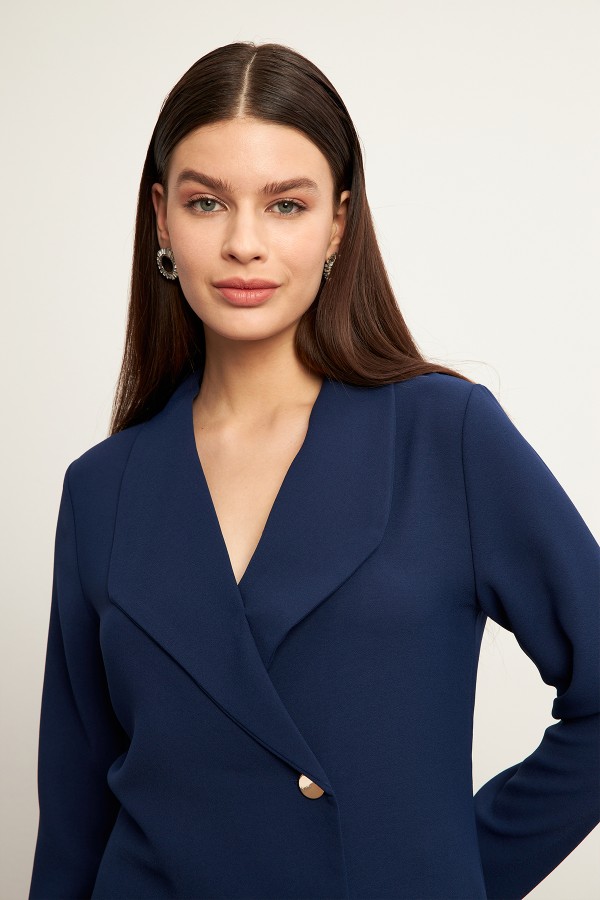 Liora Jacket Trousers Set - Indigo