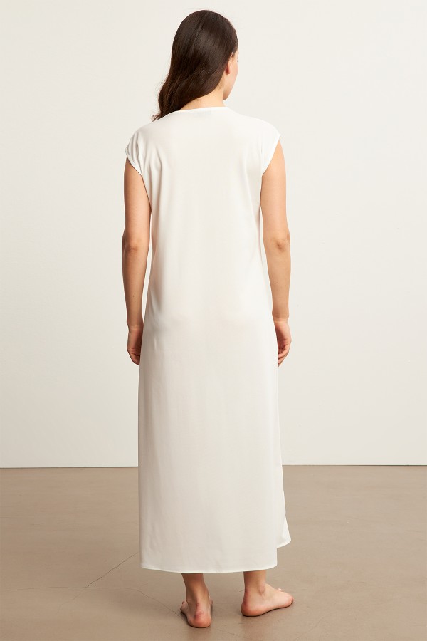 Kolsuz Elbise Astarı İçlik - Ekru