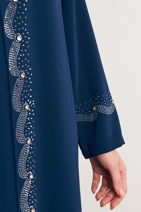 Lavin Büyük Beden Abiye - İndigo