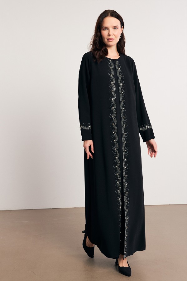 Lavin Plus Size Evening Dress - Black