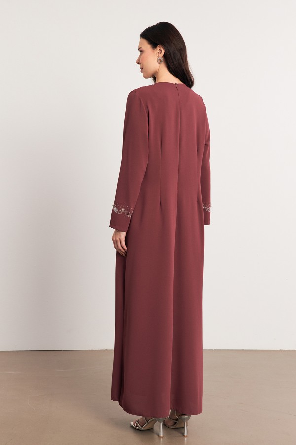 Lavin Büyük Beden Abiye - Gül Kurusu