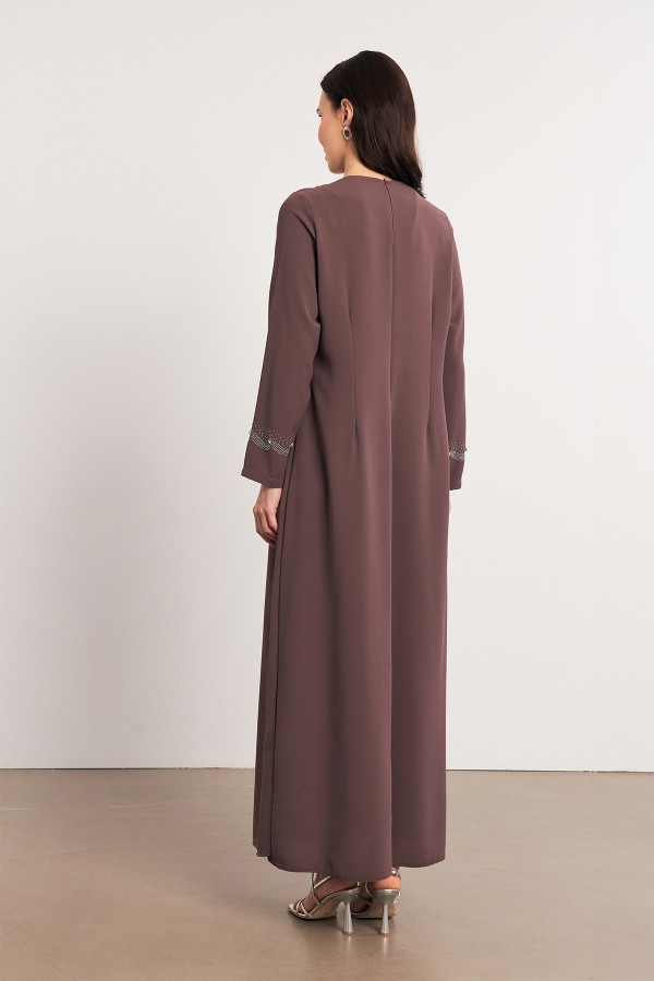 Lavin Plus Size Evening Dress - Mink