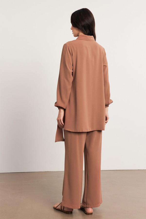 Perla Tunic Trouser Set - Camel Perla Tunic Trouser Set - Camel