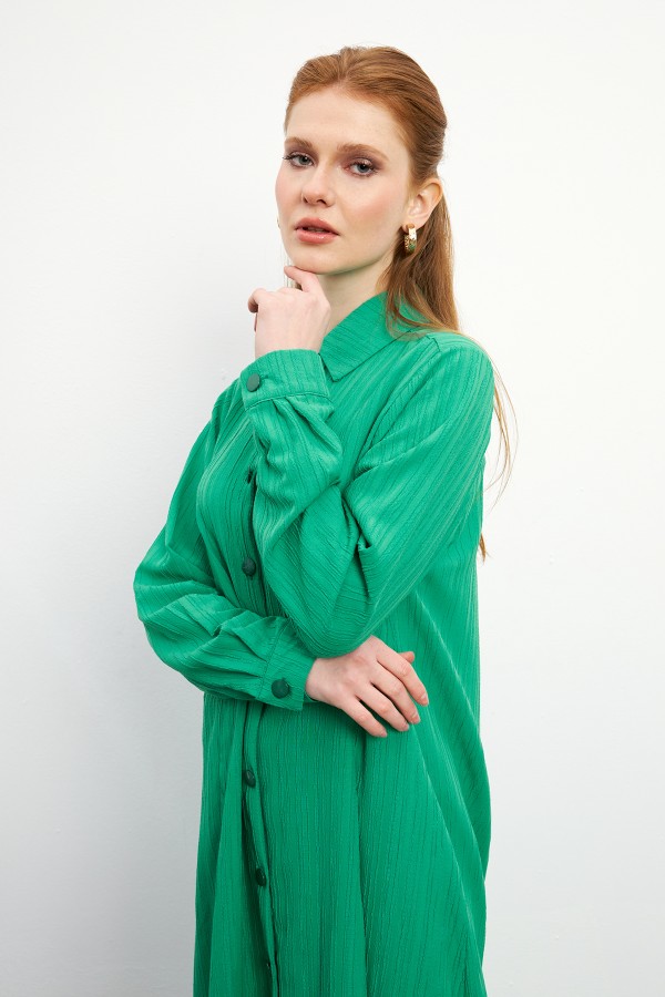 Elina Tunic Trouser Set - Green
