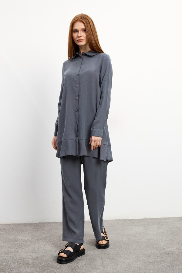 Cupra Tunik Pantolon Takım - Antrasit