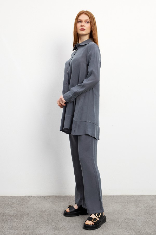 Cupra Tunik Pantolon Takım - Antrasit