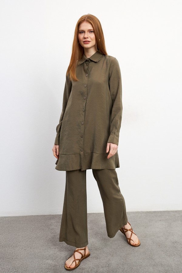 Cupra Tunik Pantolon Takım - Haki