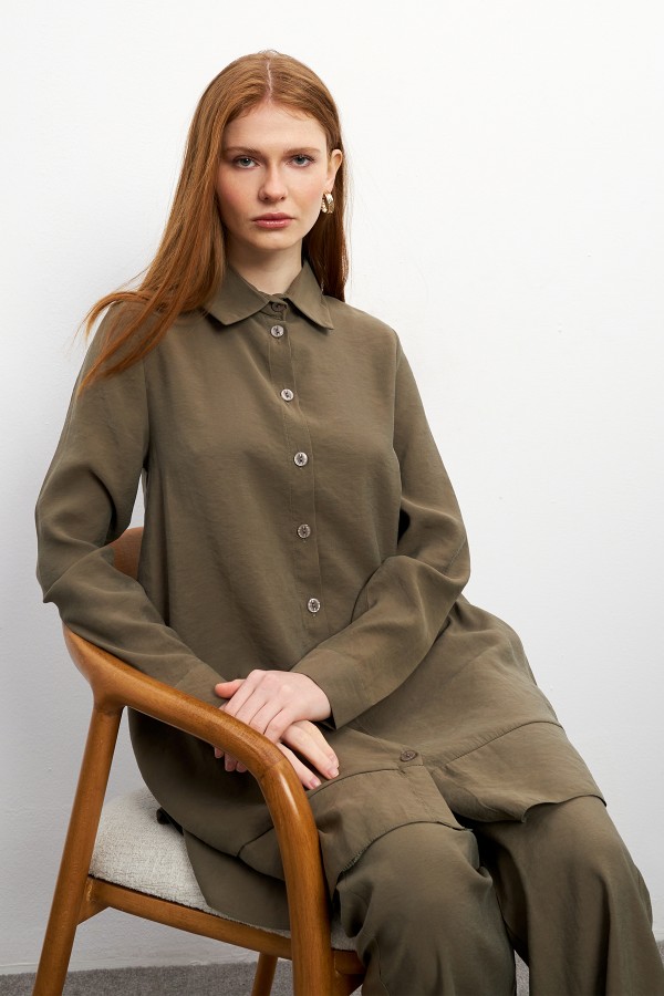 Cupra Tunik Pantolon Takım - Haki