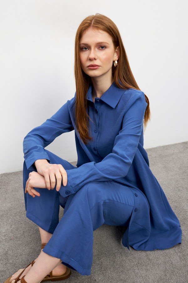 Cupra Tunik Pantolon Takım - İndigo