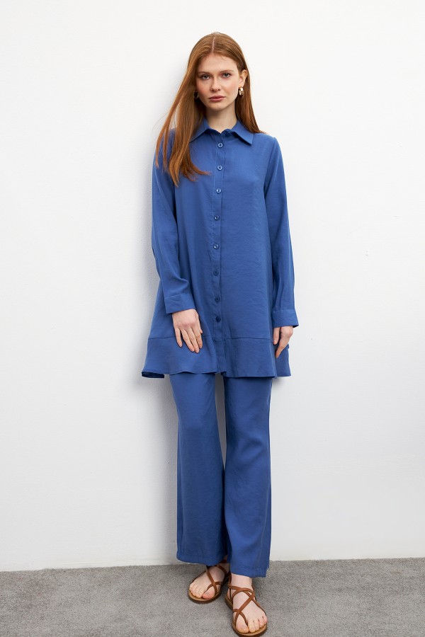 Cupra Tunik Pantolon Takım - İndigo