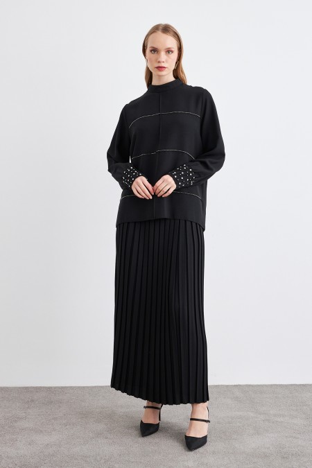 Arin Piliseli İkili Takım - Siyah