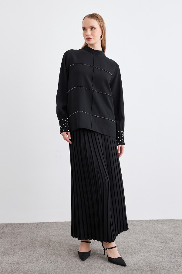 Arin Piliseli İkili Takım - Siyah