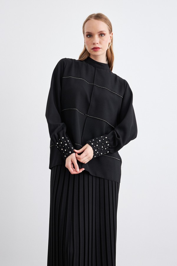 Arin Piliseli İkili Takım - Siyah