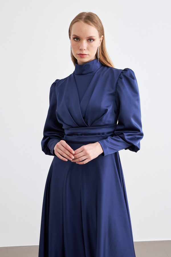 Alina Saten Abiye - Lacivert