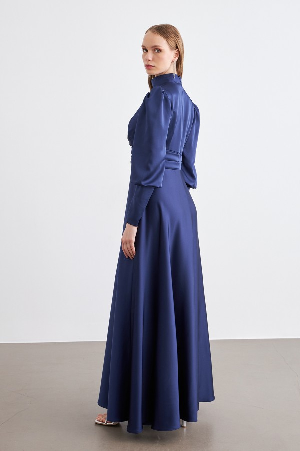 Alina Saten Abiye - Lacivert