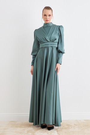 Alina Saten Abiye - Mint