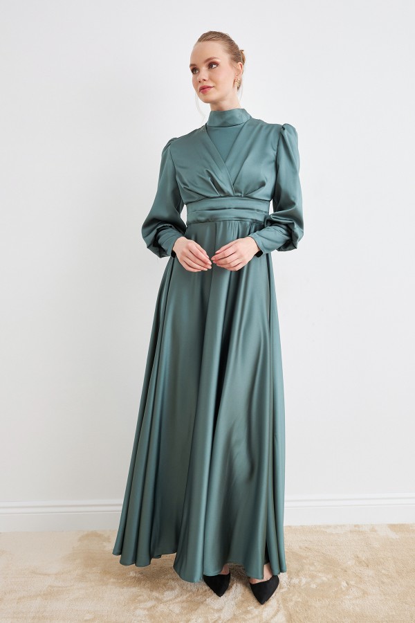 Alina Saten Abiye - Mint