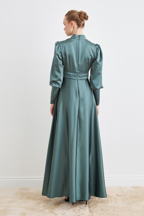 Alina Saten Abiye - Mint