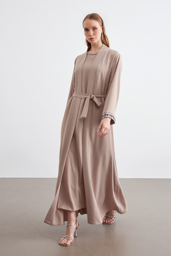Rita Abaya Takım - Bej