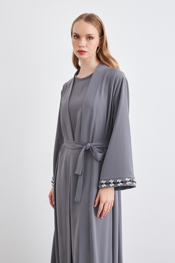 Rita Abaya Takım - Gri