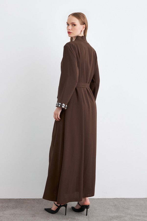 Rita Abaya Set - Brown