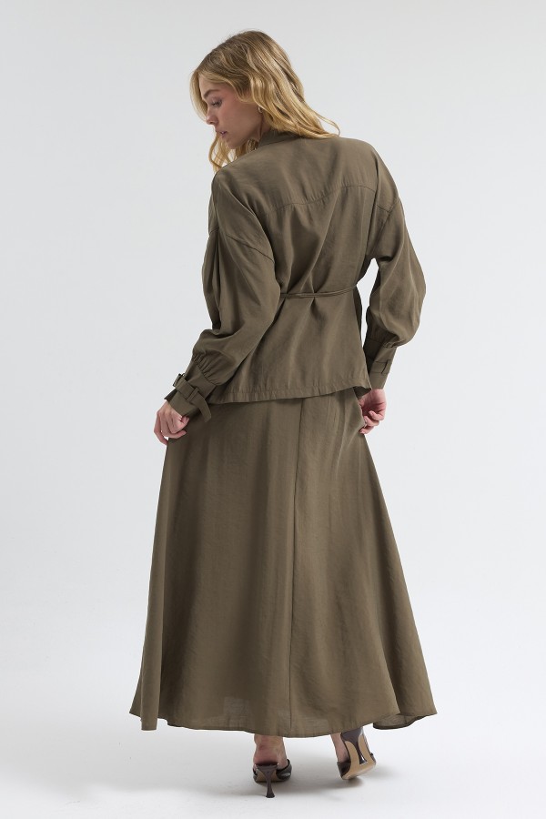 Terra Etek Bluz Takım - Haki