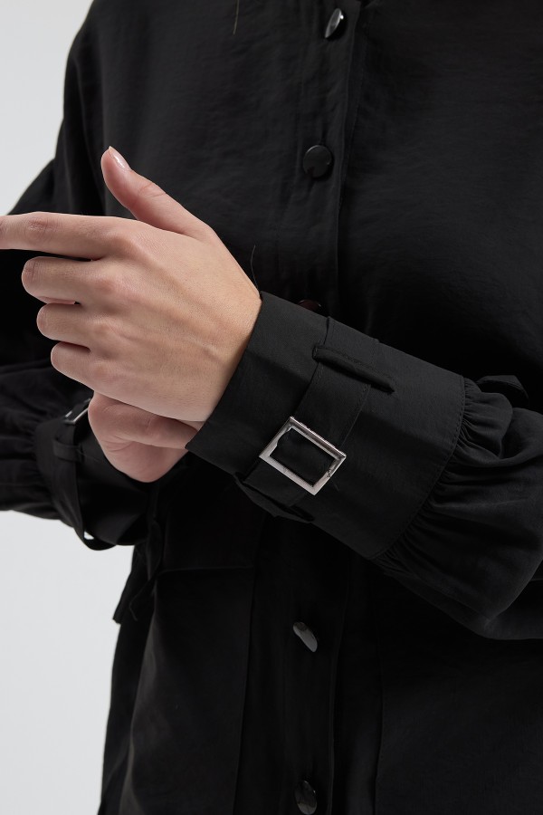 Terra Etek Bluz Takım - Siyah