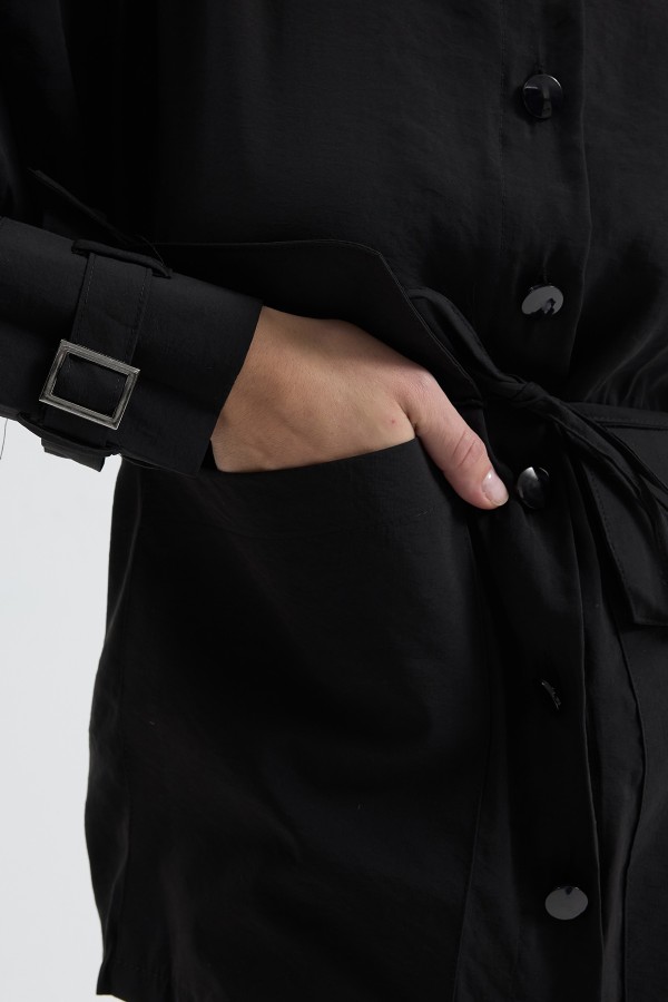 Terra Etek Bluz Takım - Siyah