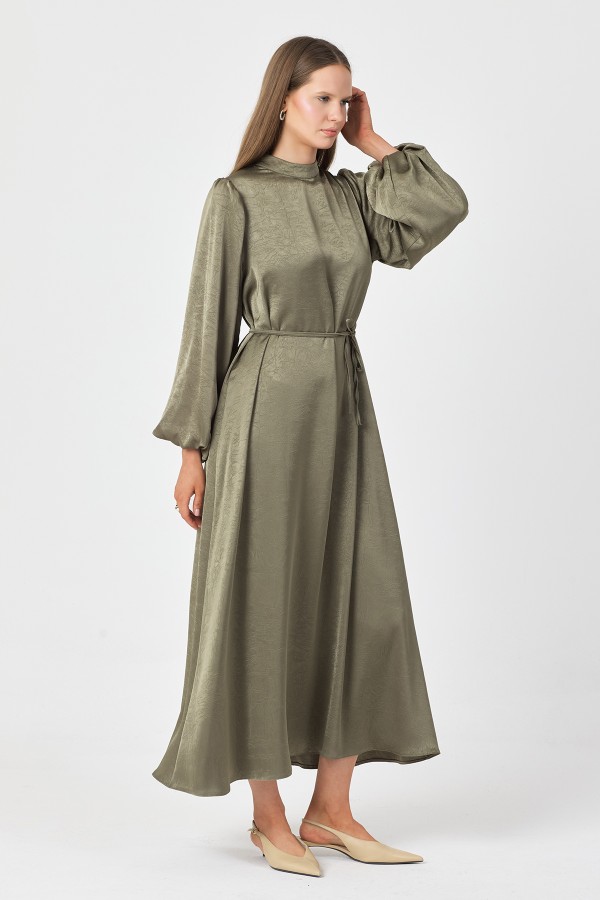 Evora Saten Abiye Elbise - Çağla