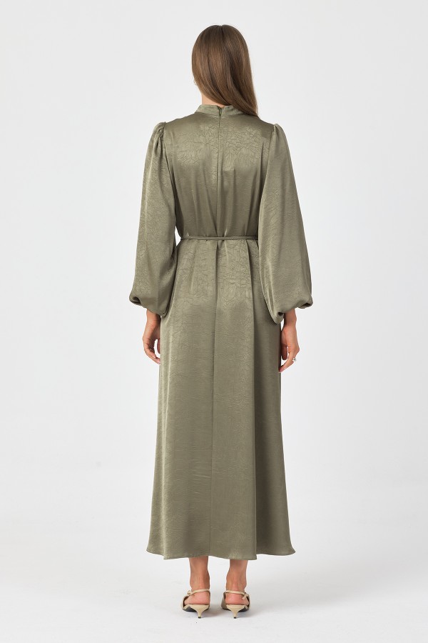 Evora Saten Abiye Elbise - Çağla