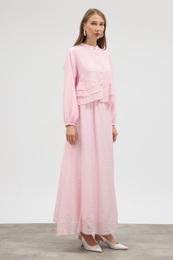 Mia Etekli Takım - Pembe